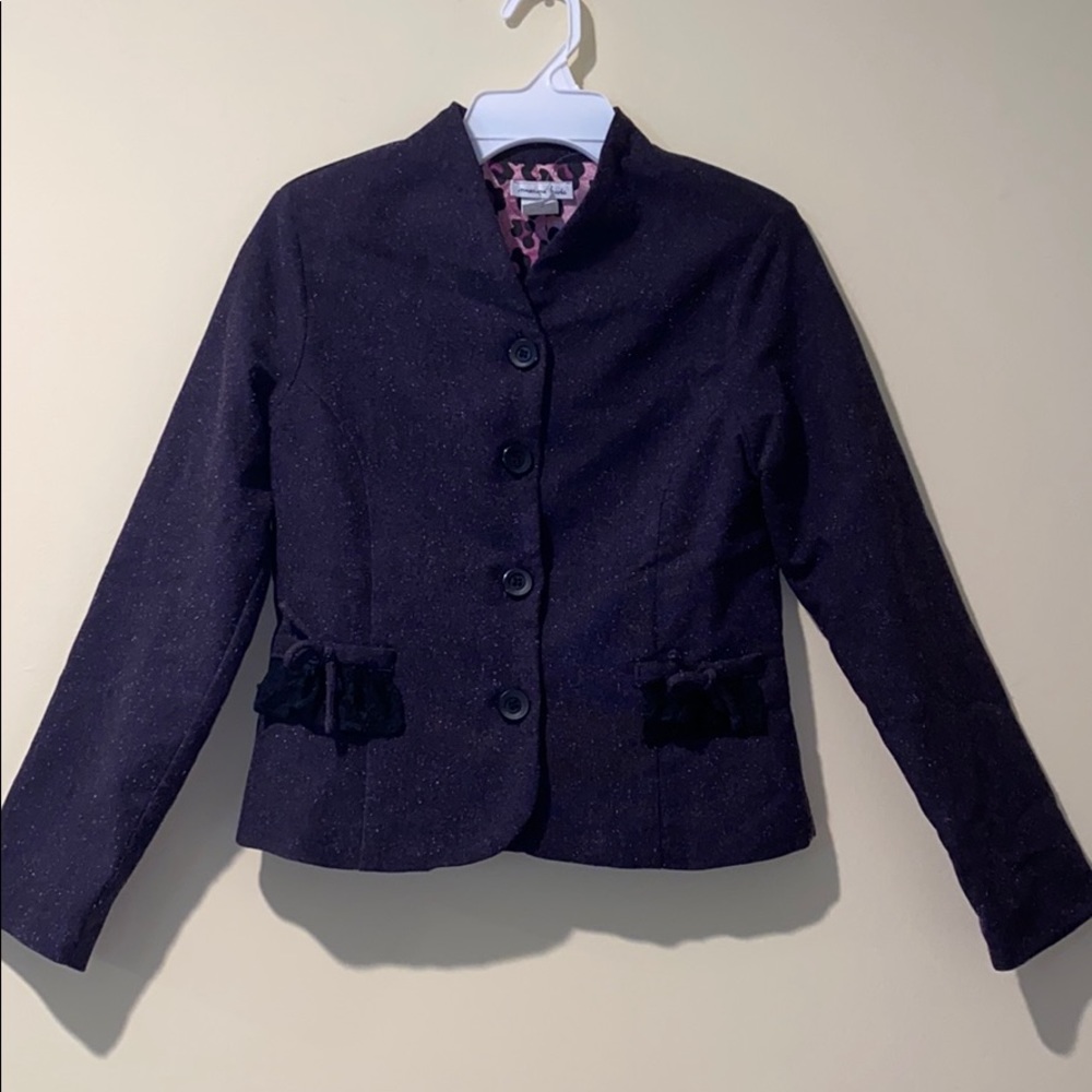 NWOT Purple Girls Suit+Skirt